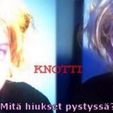 Mun hianot hiukset, onko ne pystyssä ?