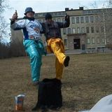 Me and Juha (friend from north Finland), celebrating may day in a park (been celebrating a few days already)