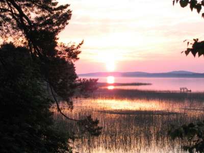 auringonlaskua....