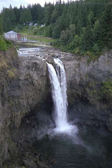 ... samainen Snoqualmie Falls näköalapaikalta