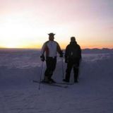 Me (right) and El Presidente on top of  Ylläs