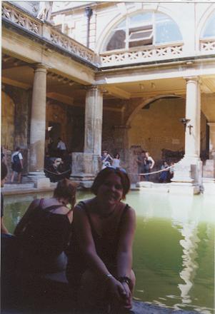 Roman Baths in Bath :). 08/2002.