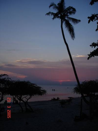 auringonlasku Koh Taolla