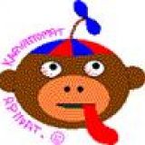 Karvattomien apinoiden logoehdotus.