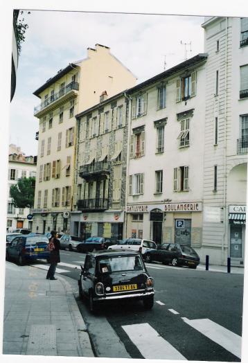 Nizza, Ranska katukuva Huomaa pysäköinti!!!-Nice, France picture of the street