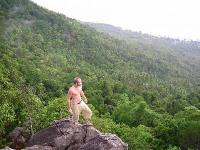 Thaimaa 2005, Koh Tao. King of the hill!