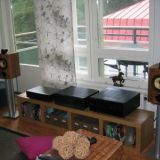 pääte: Harman kardon citation 22, av-vahvistin: Yamaha dsp a-1, cd:Sony cdp 920qs, Kaiuttimet: B&w matrix 805, Takakaiuttimet: Hifi 12/2, keskikaiutin:Wharfedale axurus, Johdotus:Analysis blue oval, Kuulokkeet:Sennheiser hd 650