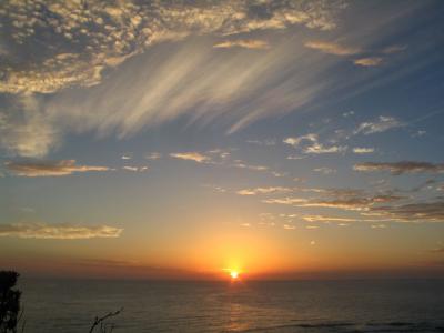 Sunrise on the Pacific, 4.1. 2005