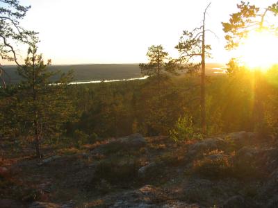 auringonlasku Lapissa