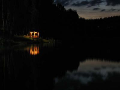 Yöllistä maisemaa Keski-Venäjältä