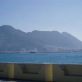 Gibraltarin kalliot La Linean puolelta nähtynä