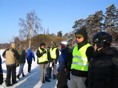 O Z O N E - M I L L E T snowkite tour 2006 - Laajalahti