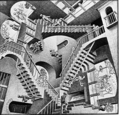 Escher, Relativity 1953