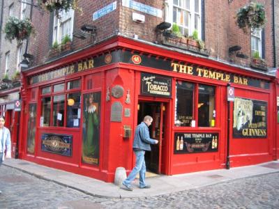 Irlanti, Dublin.. the famous Temple Bar