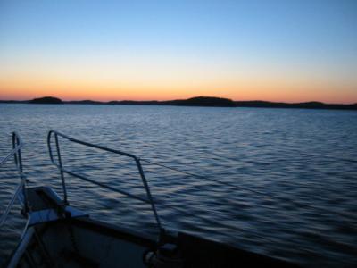 sunset@saimaa