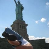 Poseerausta Liberty Island:lla :D:D:D