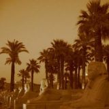 Sphinx Avenue, Luxor, Egypt