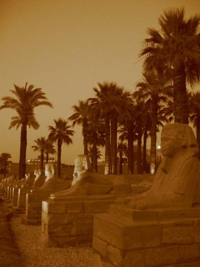 Sphinx Avenue, Luxor, Egypt