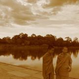 Monk novices at Angkor Wat, Cambodia