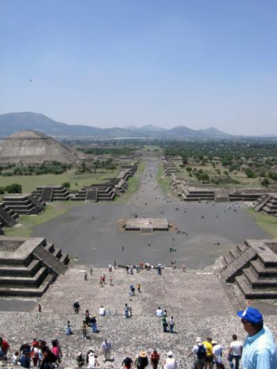 Kuun pyramidilta@Teotihuacan, Meksiko