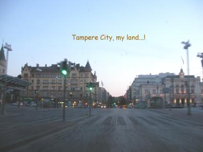 Tre city on centrum....yea, taken from car...