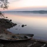 Saimaa tänä aamuna joskus helkkarin aikasin.