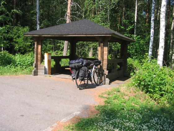 pieni tauko keskipohjanmaalla... Tällä kokonaisuudella tuli matkattua helsingistä rovaniemelle.