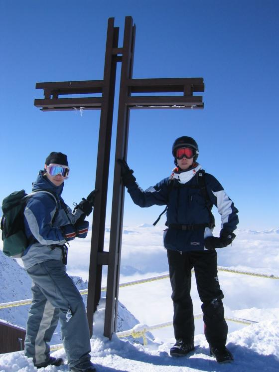 Verbierissä. Top of the world, mom!!