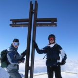 Verbierissä. Top of the world, mom!!