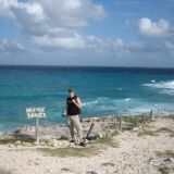 Isla Mujereksen eteläkärjessä Cancunin edustalla. Lievät aallot.