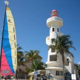 El faro de Playa del Carmen