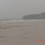 surfing in newquay, england