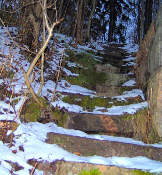 stairway to heaven?? metsästä voi löytää kaikkea jännää