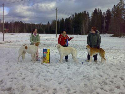 Voittajakolmikkko!