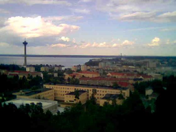 Pynsän näkötornista view yli Tampereen (no,ainaski osan.. x) )