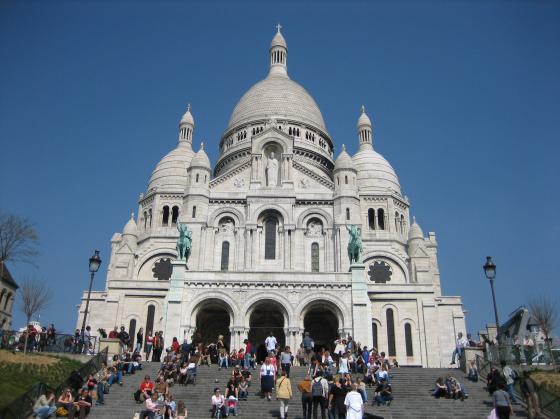 Ranska, Pariisi.. La Basilique du Sacré Coeur de Montmartre :) Käytiin tuolla ylhäällä isoimmassa kupolissa, oli aikas mahtavat näkymät!