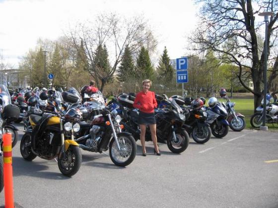 Motorbike meeting in Leito.May2007