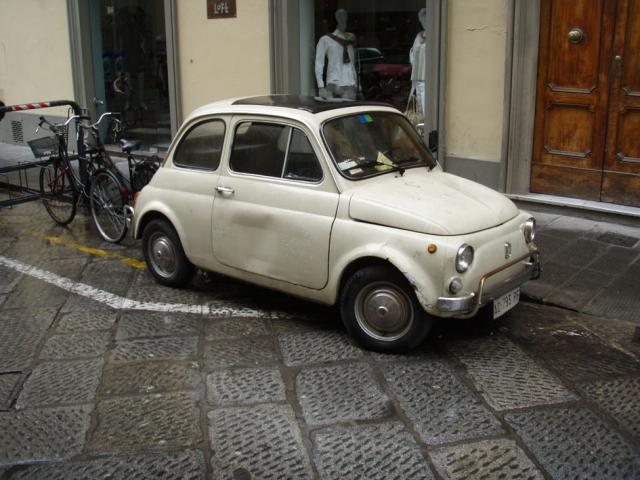 Fiat 500 hieman piestynä