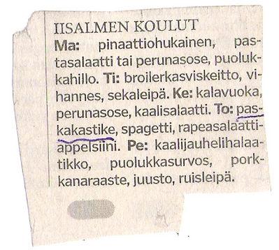 Mitä tänään syötäisiin ;)?