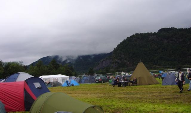 Festivaali oli todella syrjäisellä seudulla. Maisemat olivat kyllä mahtavat.