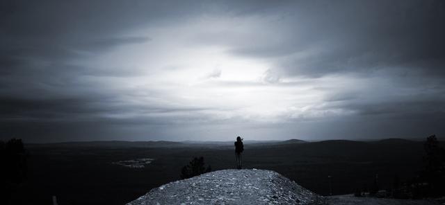 ...alone at the top of the world...