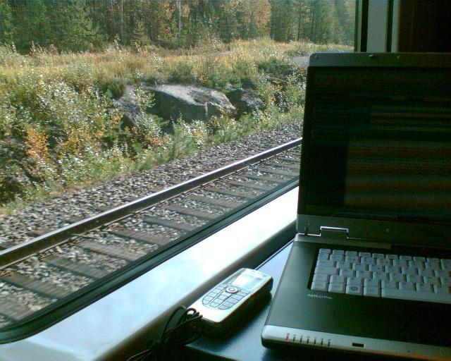 On the road - toimisto matkalla jossain päin Suomea 14.9.2007 (blogi)