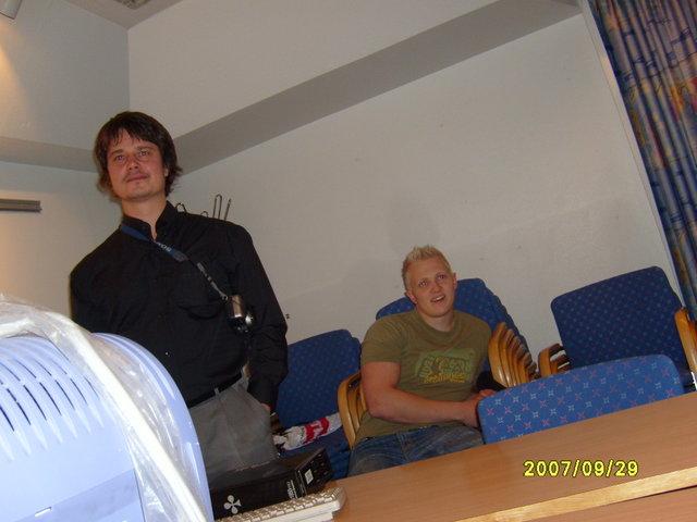 Minä oikealla :) ALC`07