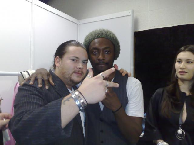 Me&Will.i.am at the EMA 2007