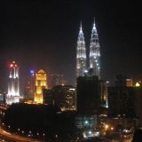 Kuala Lumpur hotellin ikkunasta