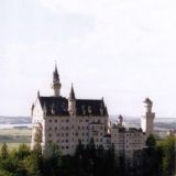Schloss Neuschwanstein eräältä moporeissulta.