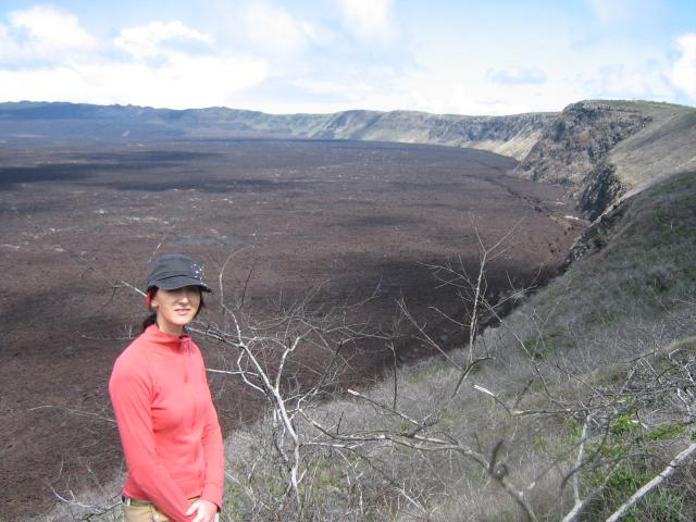 Sierra Negran kraatteri San Isabelalla, Galapagos saarilla