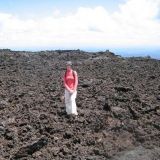 Volcano Chicon laavalla (purkautui 1997), San Isabela, Galapagos saaret