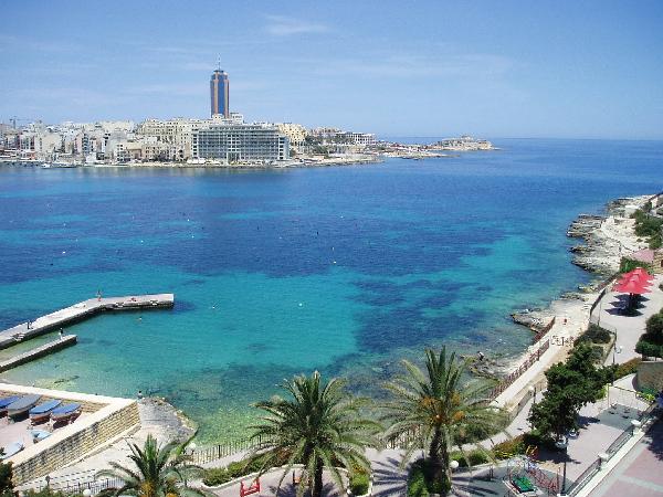 Malta, näkymä hotellihuoneen ikkunasta