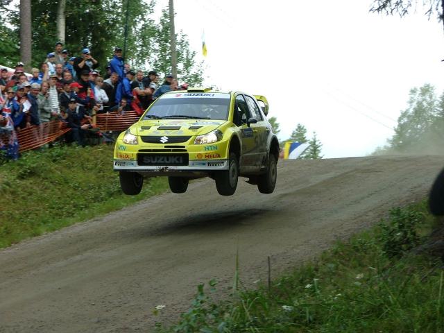 Toni Gardemeister - Tomi Tuominen Suzuki SX4 WRC, Palsankylän ek, Neste oil rally 2008